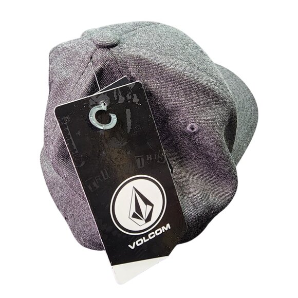 NWT Volcom Full Stone Logo Flexfit Hat Cap Size L-XL Gray - Picture 6 of 10